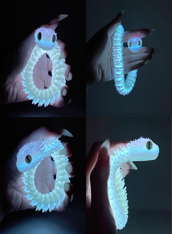 UXBSTM 12in 2pcs 3D Printed Snake Toys, Flexible 3D Printed Animal, Fidget ADHD Snake Toys, Perfect Desk Pet for Animal Collectors, Easter Basket Essentials - Image 4